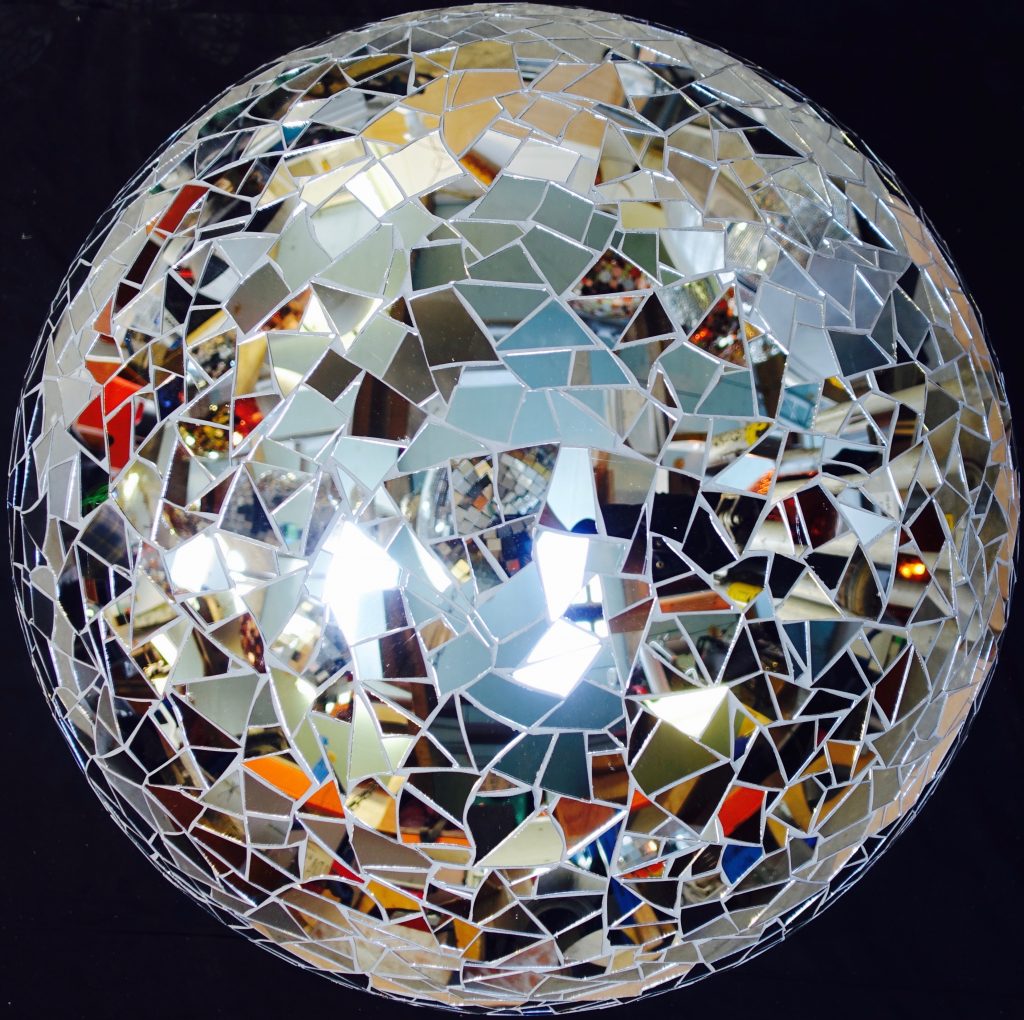 1m silver shatter ball Mirror Ball Paul