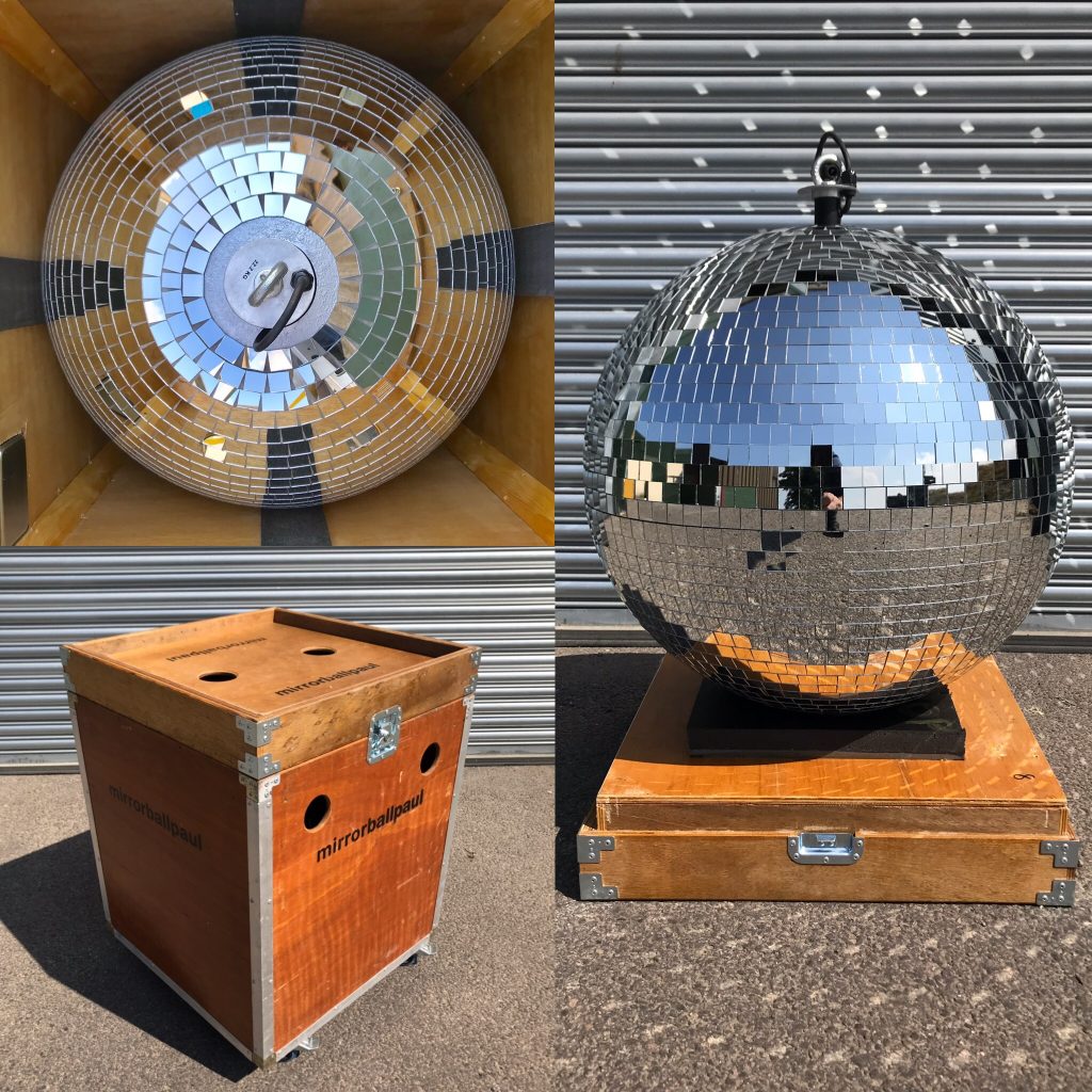 750mm silver mirror ball (internal rotator) Mirror Ball Paul