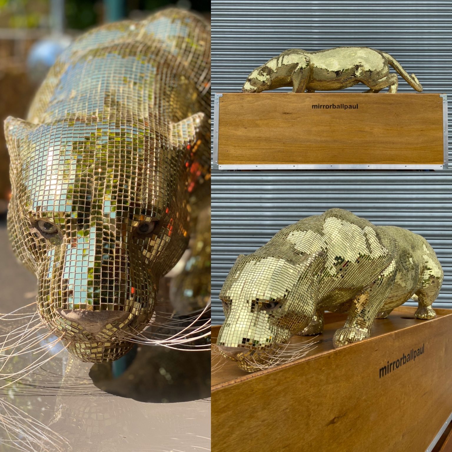 Mirrored props Mirror Ball Paul